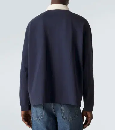 Frame Cotton jersey polo sweater | Thumbnail 3 Frame Cotton jersey polo sweater | Thumbnail 3