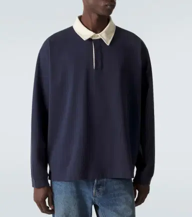 Frame Cotton jersey polo sweater | Thumbnail 5 Frame Cotton jersey polo sweater | Thumbnail 5