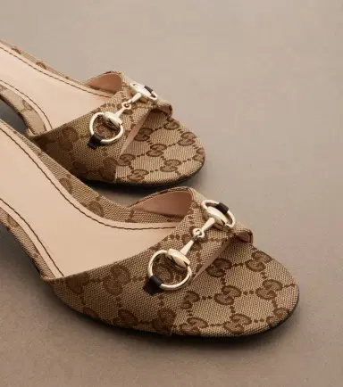 Gucci Horsebit GG Canvas mules | Thumbnail 2 Gucci Horsebit GG Canvas mules | Thumbnail 2