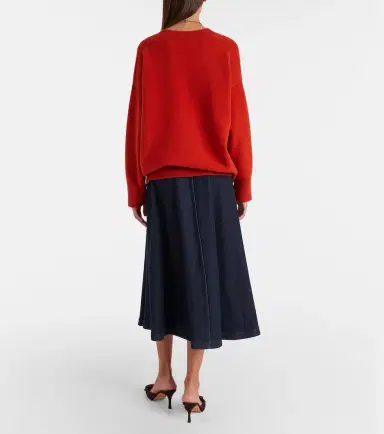 Altuzarra Varda denim midi skirt | Thumbnail 2 Altuzarra Varda denim midi skirt | Thumbnail 2