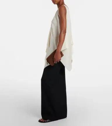 The Row Astra Small suede pouch | Thumbnail 5 The Row Astra Small suede pouch | Thumbnail 5
