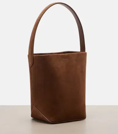 The Row Park Edge N/S Small suede bucket bag | Thumbnail 2 The Row Park Edge N/S Small suede bucket bag | Thumbnail 2