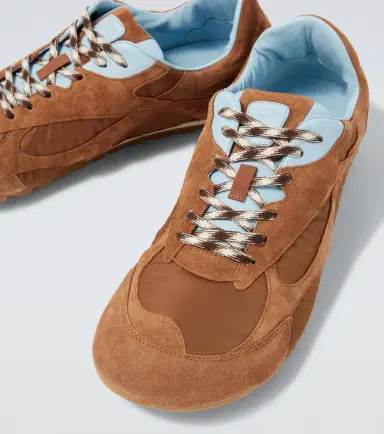 Bottega Veneta Orbit Flash suede-trimmed sneakers | Thumbnail 6 Bottega Veneta Orbit Flash suede-trimmed sneakers | Thumbnail 6