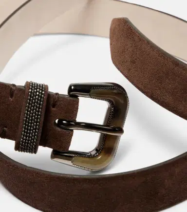 Brunello Cucinelli Monili suede belt | Thumbnail 2 Brunello Cucinelli Monili suede belt | Thumbnail 2