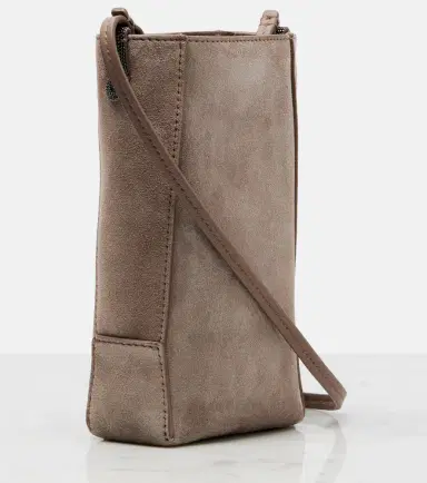 Brunello Cucinelli Monili suede shoulder bag | Thumbnail 2 Brunello Cucinelli Monili suede shoulder bag | Thumbnail 2