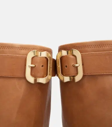 Miu Miu Leather knee-high boots | Thumbnail 4 Miu Miu Leather knee-high boots | Thumbnail 4