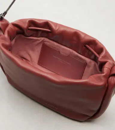 Brunello Cucinelli Mellow Mini leather crossbody bag | Thumbnail 4 Brunello Cucinelli Mellow Mini leather crossbody bag | Thumbnail 4