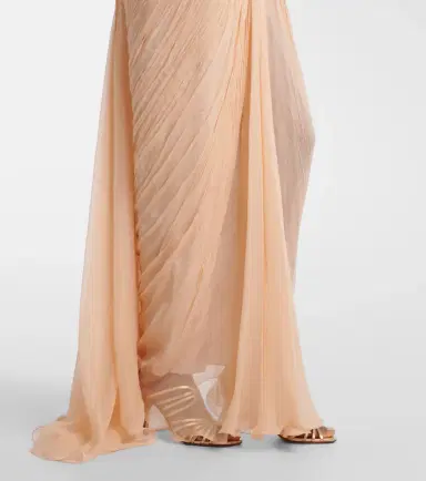 Maria Lucia Hohan Cecilia draped silk gown | Thumbnail 3 Maria Lucia Hohan Cecilia draped silk gown | Thumbnail 3
