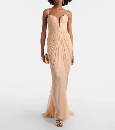 Maria Lucia Hohan Cecilia draped silk gown | Thumbnail 4 Maria Lucia Hohan Cecilia draped silk gown | Thumbnail 4