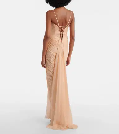 Maria Lucia Hohan Cecilia draped silk gown | Thumbnail 6 Maria Lucia Hohan Cecilia draped silk gown | Thumbnail 6