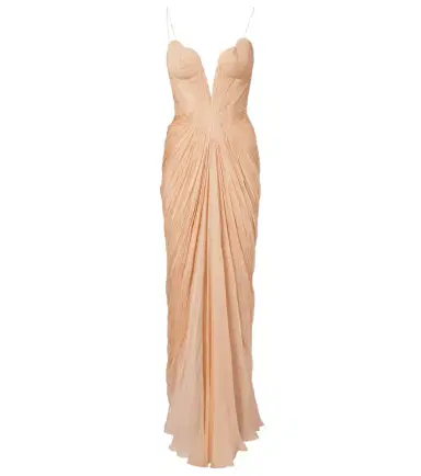 Maria Lucia Hohan Cecilia draped silk gown | Thumbnail 1 Maria Lucia Hohan Cecilia draped silk gown | Thumbnail 1