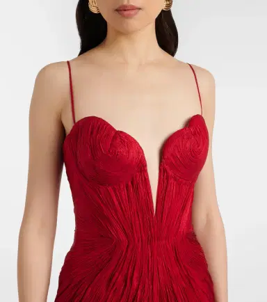 Maria Lucia Hohan Cecilia draped silk gown | Thumbnail 4 Maria Lucia Hohan Cecilia draped silk gown | Thumbnail 4