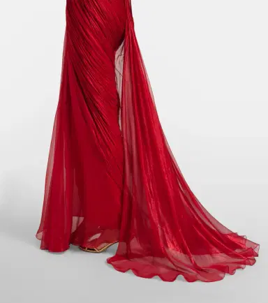 Maria Lucia Hohan Cecilia draped silk gown | Thumbnail 6 Maria Lucia Hohan Cecilia draped silk gown | Thumbnail 6