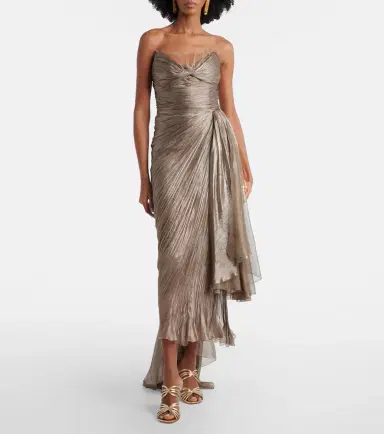 Maria Lucia Hohan Jolie lace-trimmed silk bustier dress | Thumbnail 3 Maria Lucia Hohan Jolie lace-trimmed silk bustier dress | Thumbnail 3