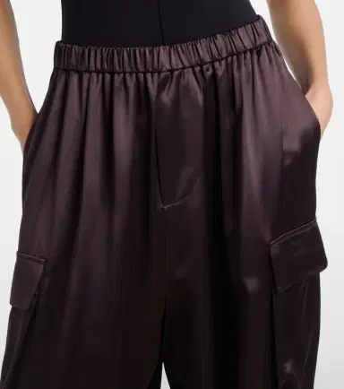 The Frankie Shop Delny satin cargo pants | Thumbnail 4 The Frankie Shop Delny satin cargo pants | Thumbnail 4