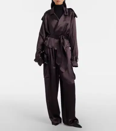 The Frankie Shop Delny satin cargo pants | Thumbnail 6 The Frankie Shop Delny satin cargo pants | Thumbnail 6