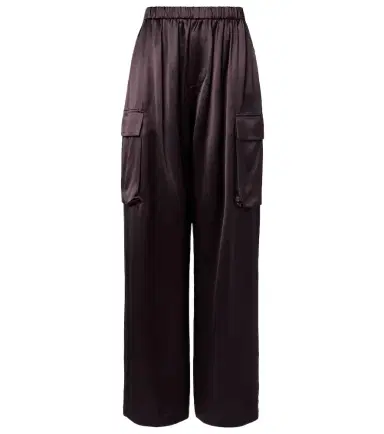 The Frankie Shop Delny satin cargo pants | Thumbnail 1 The Frankie Shop Delny satin cargo pants | Thumbnail 1