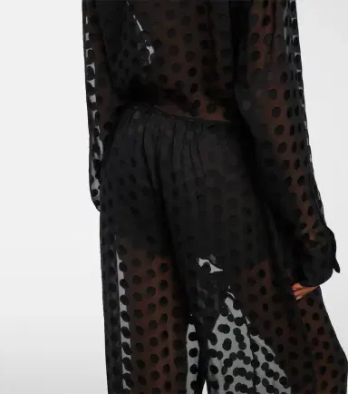 The Frankie Shop Orissa polka-dot sheer wide-leg pants | Thumbnail 3 The Frankie Shop Orissa polka-dot sheer wide-leg pants | Thumbnail 3
