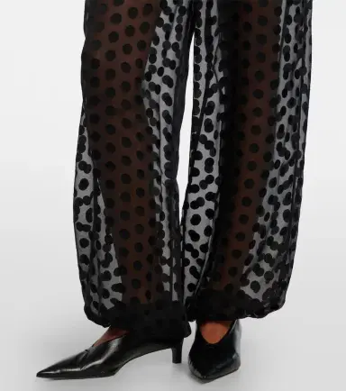 The Frankie Shop Orissa polka-dot sheer wide-leg pants | Thumbnail 6 The Frankie Shop Orissa polka-dot sheer wide-leg pants | Thumbnail 6