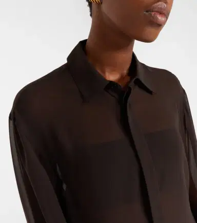 The Frankie Shop Verlin chiffon shirt | Thumbnail 4 The Frankie Shop Verlin chiffon shirt | Thumbnail 4