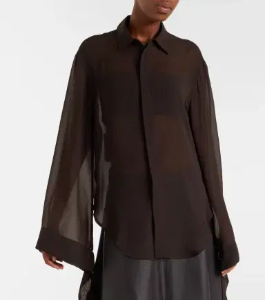 The Frankie Shop Verlin chiffon shirt | Thumbnail 6 The Frankie Shop Verlin chiffon shirt | Thumbnail 6