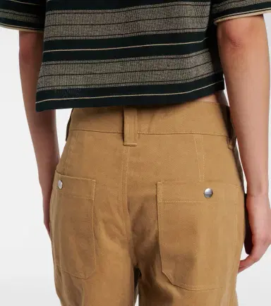Marant Étoile Opalyna cotton twill wide-leg pants | Thumbnail 4 Marant Étoile Opalyna cotton twill wide-leg pants | Thumbnail 4