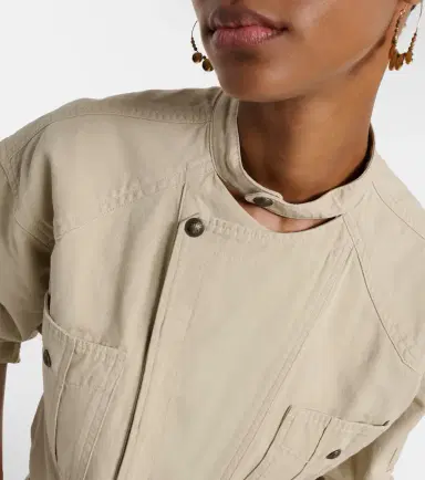 Marant Étoile Nessime cotton and linen jumpsuit | Thumbnail 4 Marant Étoile Nessime cotton and linen jumpsuit | Thumbnail 4