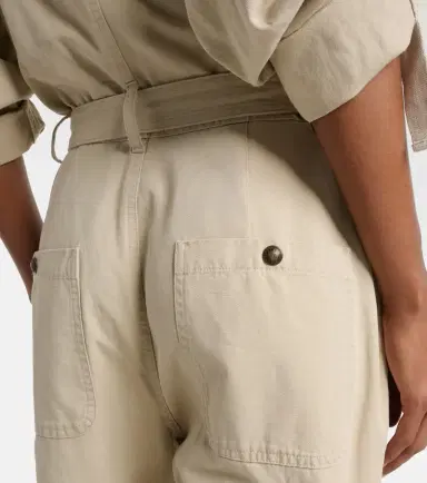 Marant Étoile Nessime cotton and linen jumpsuit | Thumbnail 5 Marant Étoile Nessime cotton and linen jumpsuit | Thumbnail 5