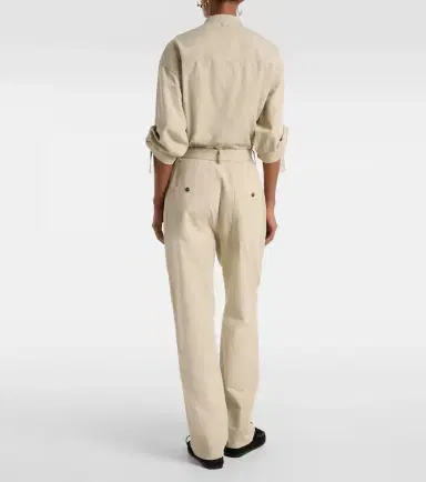 Marant Étoile Nessime cotton and linen jumpsuit | Thumbnail 8 Marant Étoile Nessime cotton and linen jumpsuit | Thumbnail 8