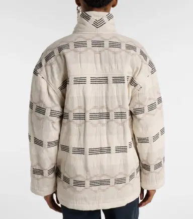 Marant Étoile Qayla cotton-blend jacquard jacket | Thumbnail 2 Marant Étoile Qayla cotton-blend jacquard jacket | Thumbnail 2