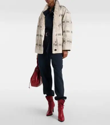Marant Étoile Qayla cotton-blend jacquard jacket | Thumbnail 5 Marant Étoile Qayla cotton-blend jacquard jacket | Thumbnail 5