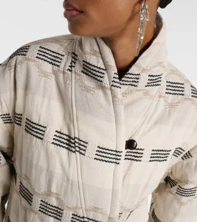 Marant Étoile Qayla cotton-blend jacquard jacket | Thumbnail 6 Marant Étoile Qayla cotton-blend jacquard jacket | Thumbnail 6