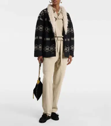 Marant Étoile Qayla cotton-blend jacquard jacket | Thumbnail 2 Marant Étoile Qayla cotton-blend jacquard jacket | Thumbnail 2