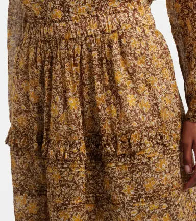 Marant Étoile Volumia floral cotton tiered maxi skirt | Thumbnail 6 Marant Étoile Volumia floral cotton tiered maxi skirt | Thumbnail 6