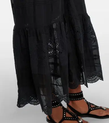 Marant Étoile Daniva lace-trimmed cotton midi dress | Thumbnail 6 Marant Étoile Daniva lace-trimmed cotton midi dress | Thumbnail 6