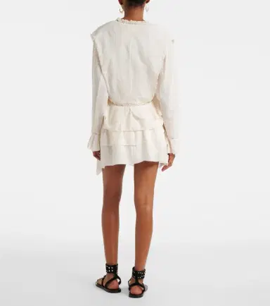 Marant Étoile Dejha cotton and linen-blend miniskirt | Thumbnail 5 Marant Étoile Dejha cotton and linen-blend miniskirt | Thumbnail 5