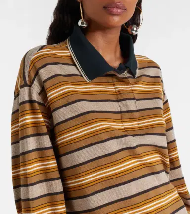 Marant Etoile Isea striped cotton piqué polo dress | Thumbnail 2 Marant Etoile Isea striped cotton piqué polo dress | Thumbnail 2