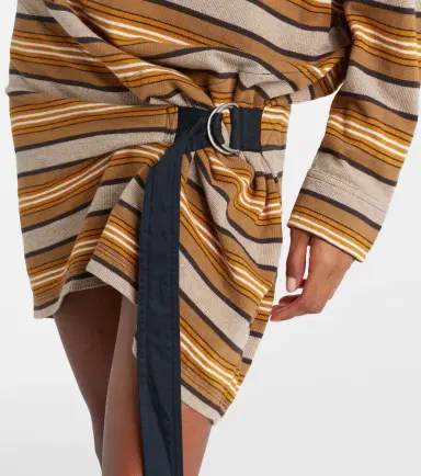 Marant Etoile Isea striped cotton piqué polo dress | Thumbnail 3 Marant Etoile Isea striped cotton piqué polo dress | Thumbnail 3