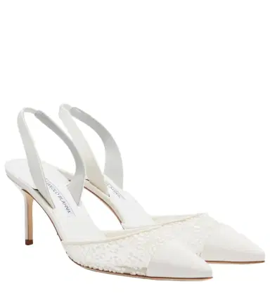 Manolo Blahnik Capsli 70 slingback pumps | Thumbnail 1 Manolo Blahnik Capsli 70 slingback pumps | Thumbnail 1
