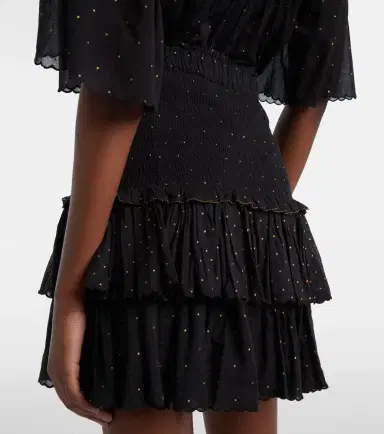 Marant Étoile Polka-dot embroidered cotton miniskirt | Thumbnail 4 Marant Étoile Polka-dot embroidered cotton miniskirt | Thumbnail 4