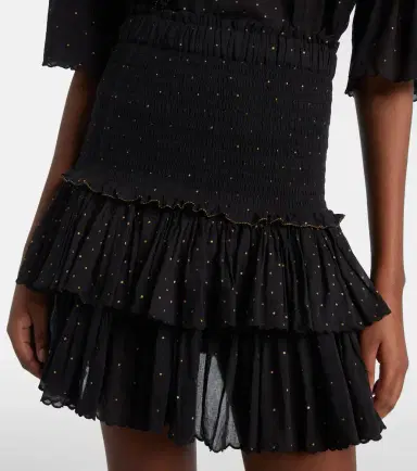 Marant Étoile Polka-dot embroidered cotton miniskirt | Thumbnail 5 Marant Étoile Polka-dot embroidered cotton miniskirt | Thumbnail 5