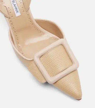 Manolo Blahnik Maysli 70 leather slingback pumps | Thumbnail 2 Manolo Blahnik Maysli 70 leather slingback pumps | Thumbnail 2