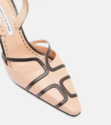 Manolo Blahnik Sarto 90 leather slingback pumps | Thumbnail 2 Manolo Blahnik Sarto 90 leather slingback pumps | Thumbnail 2