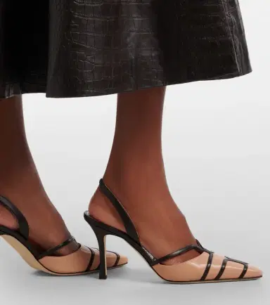 Manolo Blahnik Sarto 90 leather slingback pumps | Thumbnail 5 Manolo Blahnik Sarto 90 leather slingback pumps | Thumbnail 5