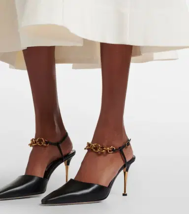 Manolo Blahnik Detana 90 leather slingback pumps | Thumbnail 6 Manolo Blahnik Detana 90 leather slingback pumps | Thumbnail 6