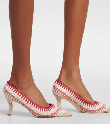 Manolo Blahnik Ombohi 70 crochet suede pumps | Thumbnail 5 Manolo Blahnik Ombohi 70 crochet suede pumps | Thumbnail 5