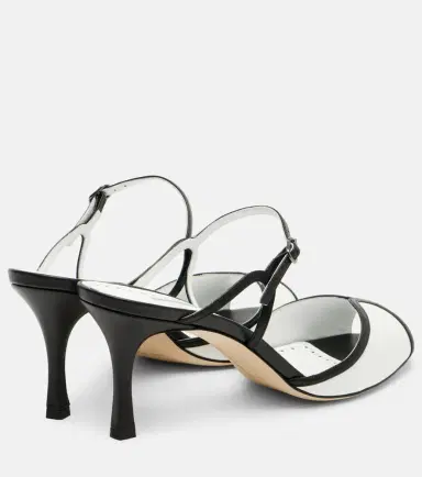 Manolo Blahnik Versari 70 leather mules | Thumbnail 4 Manolo Blahnik Versari 70 leather mules | Thumbnail 4