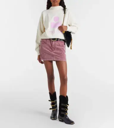 Marant Étoile Logo cotton-blend fleece sweatshirt | Thumbnail 2 Marant Étoile Logo cotton-blend fleece sweatshirt | Thumbnail 2