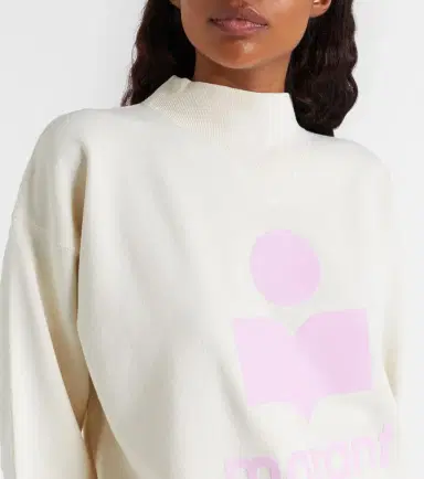 Marant Étoile Logo cotton-blend fleece sweatshirt | Thumbnail 3 Marant Étoile Logo cotton-blend fleece sweatshirt | Thumbnail 3