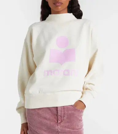 Marant Étoile Logo cotton-blend fleece sweatshirt | Thumbnail 4 Marant Étoile Logo cotton-blend fleece sweatshirt | Thumbnail 4